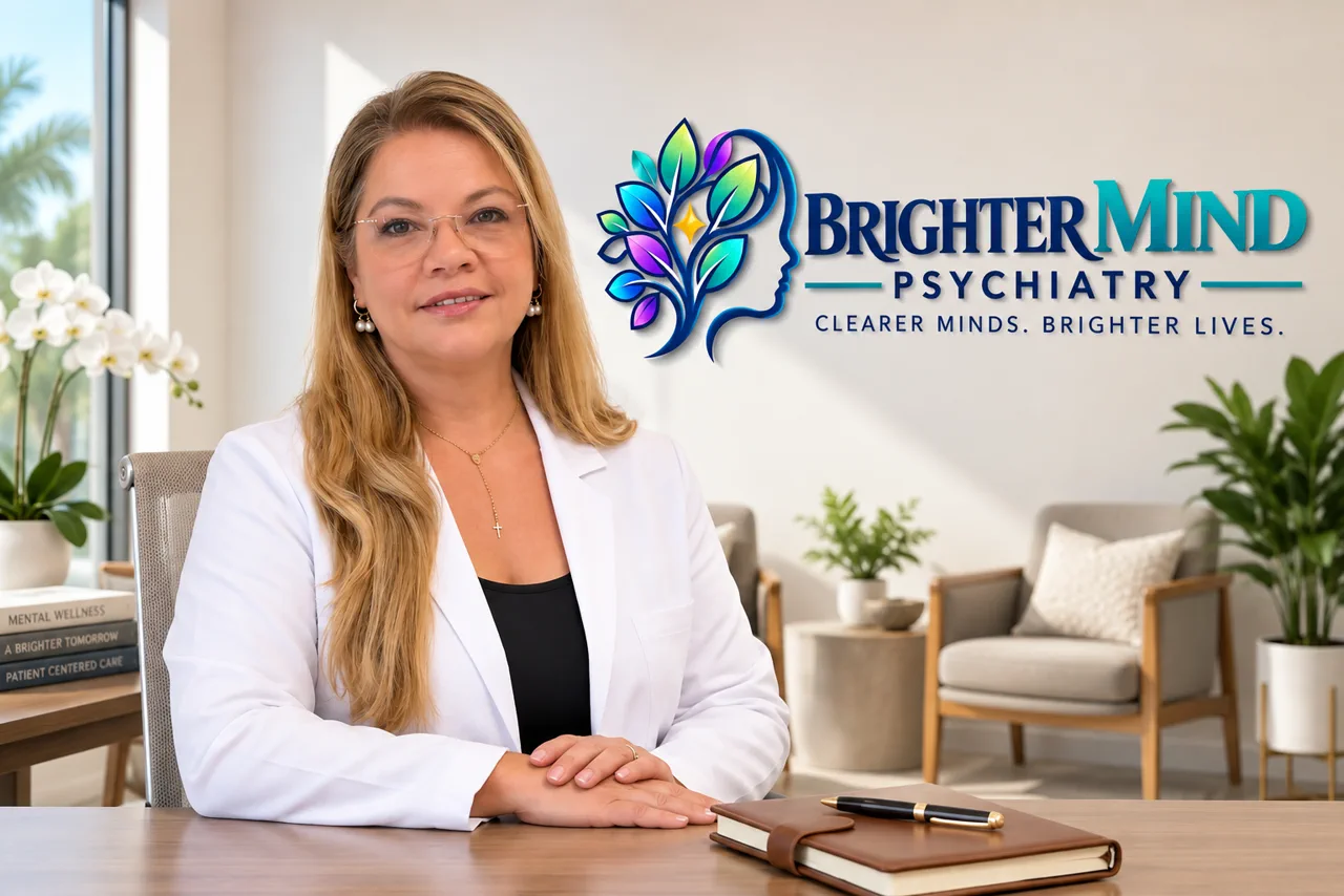 Yenny Porrata, PMHNP-BC, adult psychiatric provider at her Hialeah, Florida office